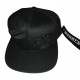 Ripped snapback Black